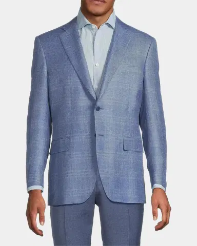 Canali Scratch Wool-Silk-Linen Sportcoat | Thumbnail 4 Canali Scratch Wool-Silk-Linen Sportcoat | Thumbnail 4