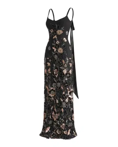 HELSI Dana Floral Beaded Column Gown | Thumbnail 1 HELSI Dana Floral Beaded Column Gown | Thumbnail 1