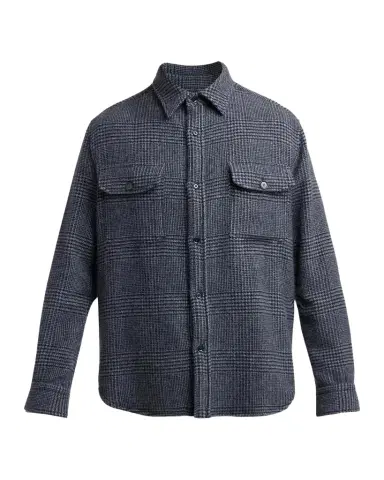 Brioni Men's Vagabond Cashmere Plaid Overshirt | Thumbnail 1 Brioni Men's Vagabond Cashmere Plaid Overshirt | Thumbnail 1