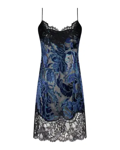 Lise Charmel Lace-Up Burnout Velvet Babydoll | Thumbnail 2 Lise Charmel Lace-Up Burnout Velvet Babydoll | Thumbnail 2
