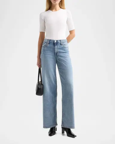 rag & bone Sofie Featherweight Wide-Leg Jeans | Thumbnail 2 rag & bone Sofie Featherweight Wide-Leg Jeans | Thumbnail 2