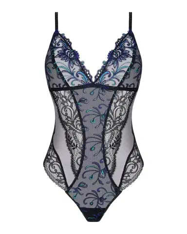 Lise Charmel Embroidered Lace & Tulle Bodysuit | Thumbnail 1 Lise Charmel Embroidered Lace & Tulle Bodysuit | Thumbnail 1