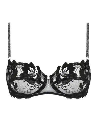 Lise Charmel Cuir Sexy Couture Embroidered Demi Bra | Thumbnail 2 Lise Charmel Cuir Sexy Couture Embroidered Demi Bra | Thumbnail 2