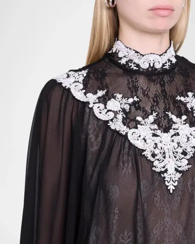 Kobi Halperin Teagan Lace-Embroidered Blouse | Thumbnail 5 Kobi Halperin Teagan Lace-Embroidered Blouse | Thumbnail 5