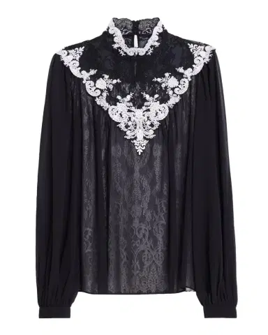 Kobi Halperin Teagan Lace-Embroidered Blouse | Thumbnail 1 Kobi Halperin Teagan Lace-Embroidered Blouse | Thumbnail 1