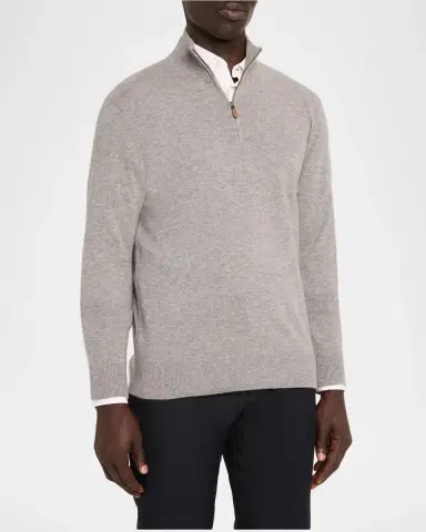 Polo Ralph Lauren Men's Cashmere Half-Zip Sweater | Thumbnail 4 Polo Ralph Lauren Men's Cashmere Half-Zip Sweater | Thumbnail 4