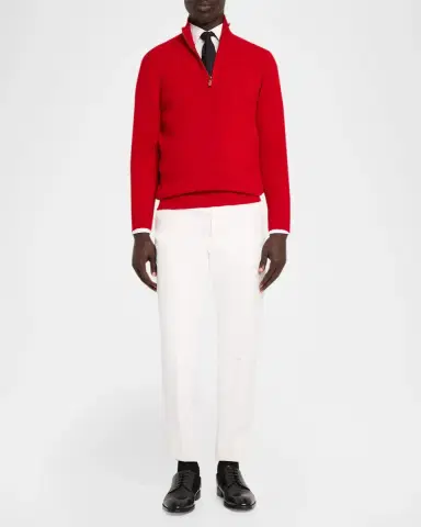 Polo Ralph Lauren Men's Cashmere Half-Zip Sweater | Thumbnail 2 Polo Ralph Lauren Men's Cashmere Half-Zip Sweater | Thumbnail 2