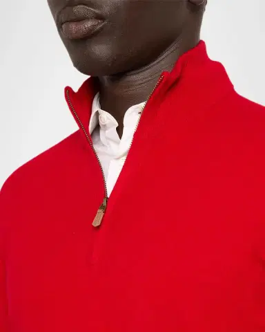 Polo Ralph Lauren Men's Cashmere Half-Zip Sweater | Thumbnail 5 Polo Ralph Lauren Men's Cashmere Half-Zip Sweater | Thumbnail 5