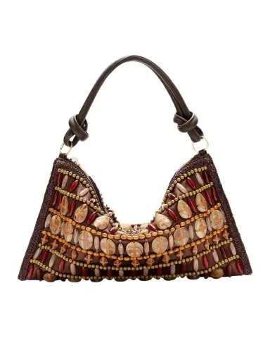Cult Gaia Hera Mini Beaded Satin Shoulder Bag | Thumbnail 1 Cult Gaia Hera Mini Beaded Satin Shoulder Bag | Thumbnail 1