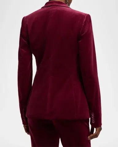 Ralph Lauren Collection Parker Stretch Velvet Jacket | Thumbnail 3 Ralph Lauren Collection Parker Stretch Velvet Jacket | Thumbnail 3