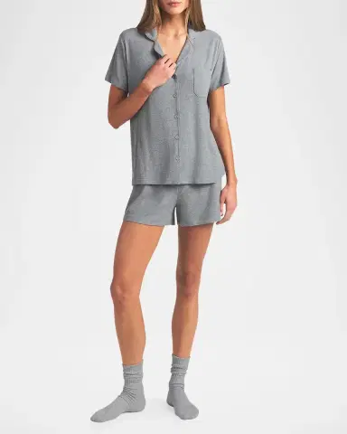 Skims Soft Lounge Modal Ribbed Pajama Set | Thumbnail 2 Skims Soft Lounge Modal Ribbed Pajama Set | Thumbnail 2