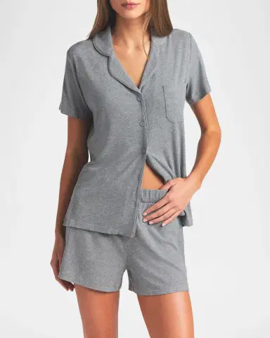 Skims Soft Lounge Modal Ribbed Pajama Set | Thumbnail 4 Skims Soft Lounge Modal Ribbed Pajama Set | Thumbnail 4