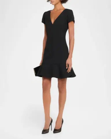 Ungaro Kenny Ruffle A-Line Mini Dress | Thumbnail 4 Ungaro Kenny Ruffle A-Line Mini Dress | Thumbnail 4