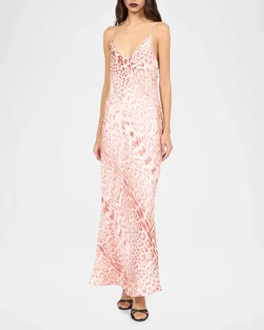 Roberto Cavalli Leopard-Print Silk Satin Backless Maxi Slip Dress | Thumbnail 3 Roberto Cavalli Leopard-Print Silk Satin Backless Maxi Slip Dress | Thumbnail 3