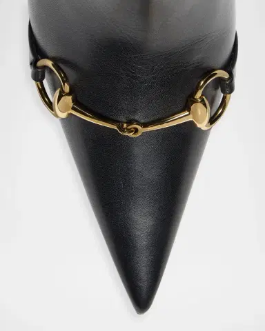 Gucci Donna 80MM Leather Ankle Boots | Thumbnail 3 Gucci Donna 80MM Leather Ankle Boots | Thumbnail 3