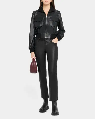 Frame The Leather Cigarette Pants | Thumbnail 2 Frame The Leather Cigarette Pants | Thumbnail 2