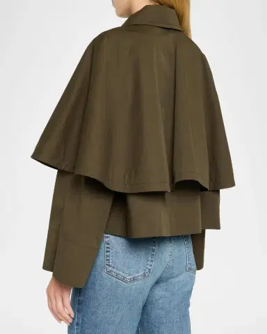 Frame The Paddock Cape Jacket | Thumbnail 3 Frame The Paddock Cape Jacket | Thumbnail 3