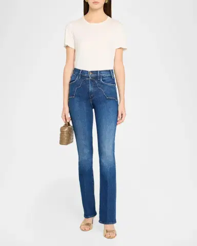 Mother The Buckle Bunny Straight-Leg Jeans | Thumbnail 2 Mother The Buckle Bunny Straight-Leg Jeans | Thumbnail 2