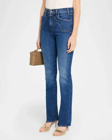 Mother The Buckle Bunny Straight-Leg Jeans | Thumbnail 4 Mother The Buckle Bunny Straight-Leg Jeans | Thumbnail 4