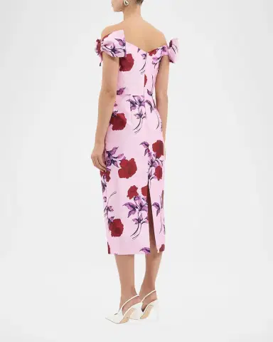 Rebecca Vallance Melora Floral Midi Dress | Thumbnail 3 Rebecca Vallance Melora Floral Midi Dress | Thumbnail 3