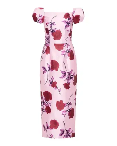 Rebecca Vallance Melora Floral Midi Dress | Thumbnail 1 Rebecca Vallance Melora Floral Midi Dress | Thumbnail 1