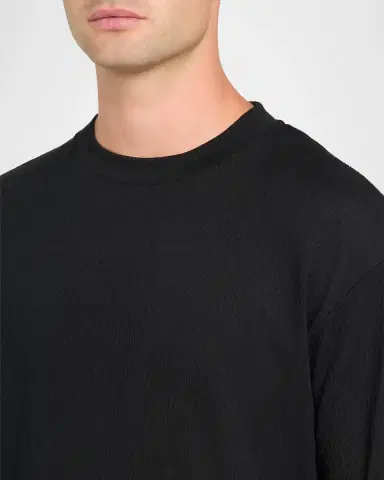 IM MEN Men's Crepe Crewneck T-Shirt | Thumbnail 5 IM MEN Men's Crepe Crewneck T-Shirt | Thumbnail 5