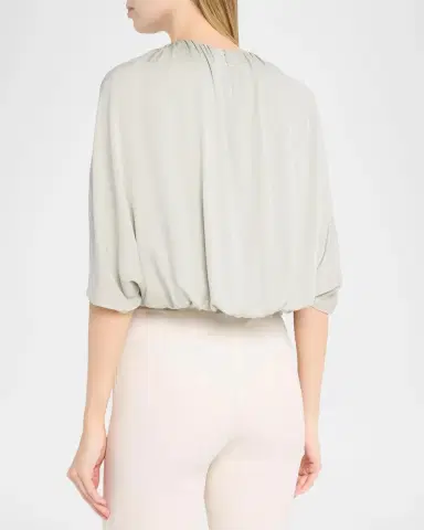 Vince Gathered Cape Bubble Top | Thumbnail 3 Vince Gathered Cape Bubble Top | Thumbnail 3