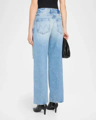 Mother The Down Low Delinquent Wide-Leg Jeans | Thumbnail 3 Mother The Down Low Delinquent Wide-Leg Jeans | Thumbnail 3