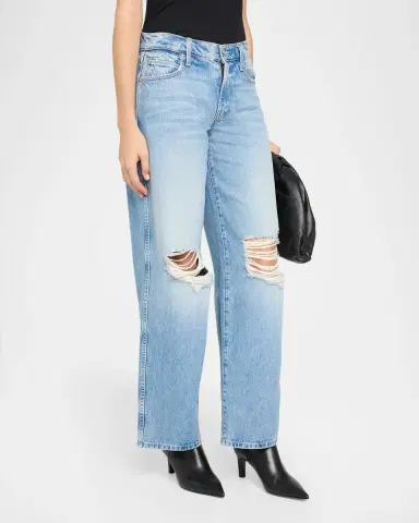 Mother The Down Low Delinquent Wide-Leg Jeans | Thumbnail 4 Mother The Down Low Delinquent Wide-Leg Jeans | Thumbnail 4