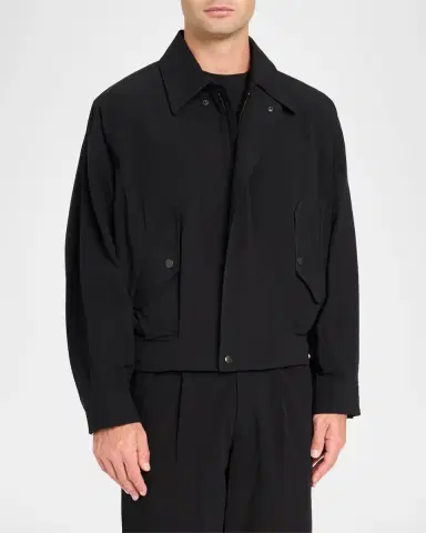 IM MEN Men's Comfort Cotton Full-Zip Jacket | Thumbnail 4 IM MEN Men's Comfort Cotton Full-Zip Jacket | Thumbnail 4