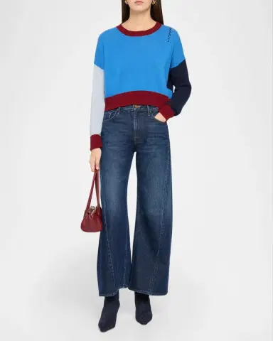Mother Lil Lemon Twist Wide-Leg Jeans | Thumbnail 2 Mother Lil Lemon Twist Wide-Leg Jeans | Thumbnail 2