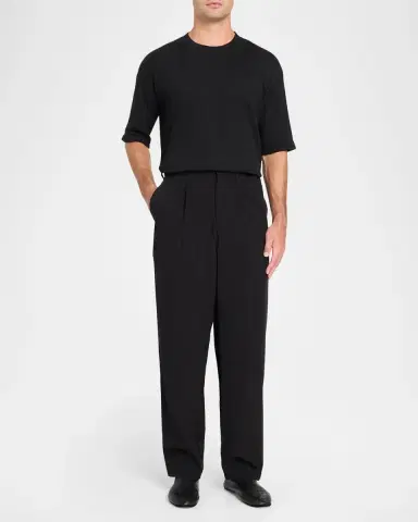 IM MEN Men's Comfort Pleated Trousers | Thumbnail 2 IM MEN Men's Comfort Pleated Trousers | Thumbnail 2