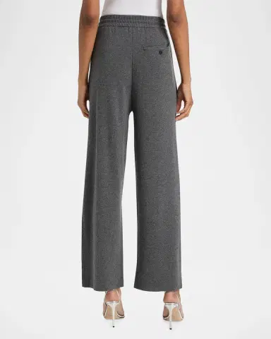 Lanvin Wool-Cashmere Relaxed-Leg Pull-On Trousers | Thumbnail 3 Lanvin Wool-Cashmere Relaxed-Leg Pull-On Trousers | Thumbnail 3