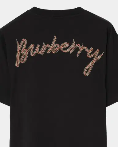Burberry Ryan Script Cotton Crewneck T-Shirt | Thumbnail 5 Burberry Ryan Script Cotton Crewneck T-Shirt | Thumbnail 5