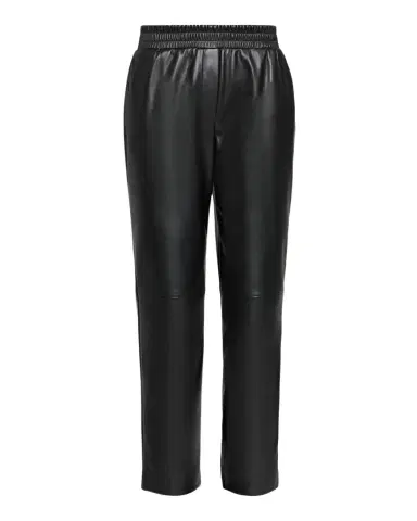 Elie Tahari Madelyn Tapered Vegan Leather Pants | Thumbnail 1 Elie Tahari Madelyn Tapered Vegan Leather Pants | Thumbnail 1