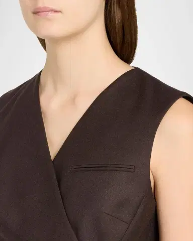 Theory Double-Breasted Wrap Vest | Thumbnail 5 Theory Double-Breasted Wrap Vest | Thumbnail 5