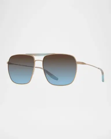 BARTON PERREIRA Bhanot 60MM Navigator Sunglasses | Thumbnail 2 BARTON PERREIRA Bhanot 60MM Navigator Sunglasses | Thumbnail 2