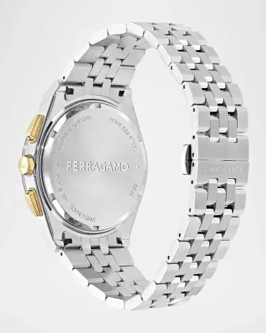 Ferragamo Men's Vega New Chrono 42mm Stainless Steel Bracelet Watch | Thumbnail 3 Ferragamo Men's Vega New Chrono 42mm Stainless Steel Bracelet Watch | Thumbnail 3
