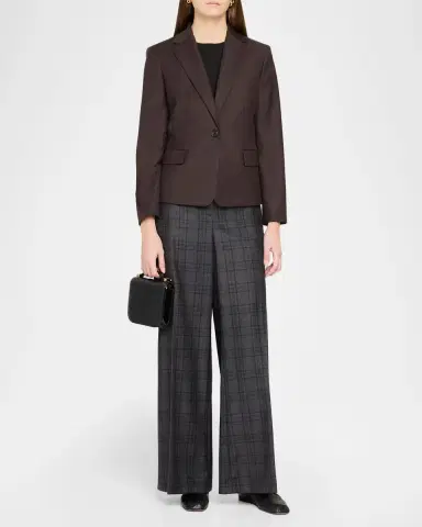 Theory One-Button Slim Single-Breasted Blazer | Thumbnail 2 Theory One-Button Slim Single-Breasted Blazer | Thumbnail 2