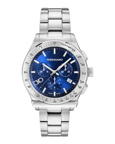 Ferragamo Men's 1927 42mm Stainless Steel Bracelet Watch | Thumbnail 1 Ferragamo Men's 1927 42mm Stainless Steel Bracelet Watch | Thumbnail 1