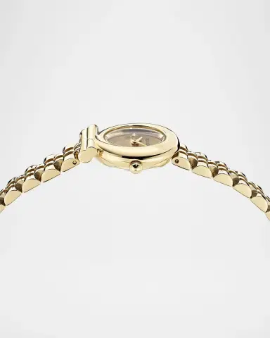 Ferragamo 0.01 TCW Diamond IP Goldtone Twisted Gancini Watch/23MM | Thumbnail 4 Ferragamo 0.01 TCW Diamond IP Goldtone Twisted Gancini Watch/23MM | Thumbnail 4
