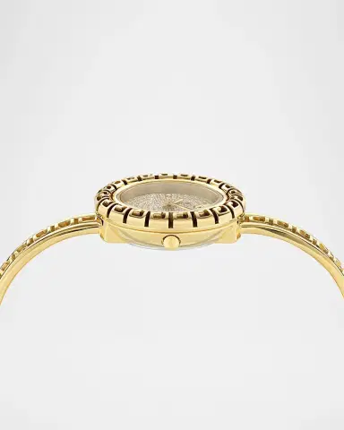 Versace Greca Pendant Diamond 28mm IP Yellow Gold Bracelet Watch | Thumbnail 3 Versace Greca Pendant Diamond 28mm IP Yellow Gold Bracelet Watch | Thumbnail 3