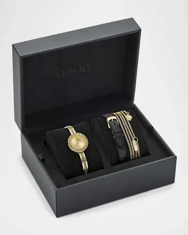 Versace Greca Pendant Diamond Watch Box Set | Thumbnail 5 Versace Greca Pendant Diamond Watch Box Set | Thumbnail 5