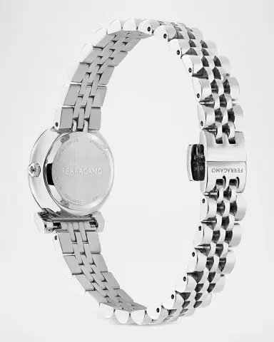 Ferragamo Gancini Twisted 23mm Stainless Steel Bracelet Watch | Thumbnail 3 Ferragamo Gancini Twisted 23mm Stainless Steel Bracelet Watch | Thumbnail 3