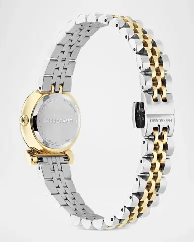 Ferragamo Gancini Twisted 23mm Two-Tone Bracelet Watch | Thumbnail 3 Ferragamo Gancini Twisted 23mm Two-Tone Bracelet Watch | Thumbnail 3