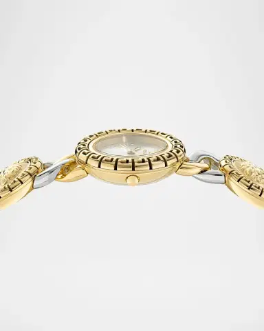 Versace La Greca 28mm Two-Tone Bracelet Watch | Thumbnail 3 Versace La Greca 28mm Two-Tone Bracelet Watch | Thumbnail 3