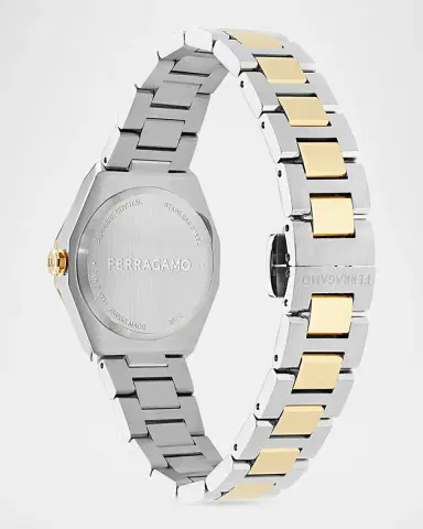 Ferragamo Edge Two-Tone Stainless Steel Bracelet Watch/28MM | Thumbnail 3 Ferragamo Edge Two-Tone Stainless Steel Bracelet Watch/28MM | Thumbnail 3