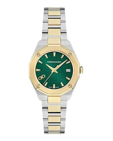 Ferragamo Edge Two-Tone Stainless Steel Bracelet Watch/28MM | Thumbnail 1 Ferragamo Edge Two-Tone Stainless Steel Bracelet Watch/28MM | Thumbnail 1