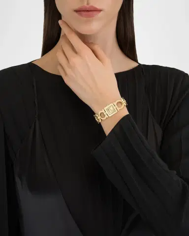 Ferragamo IP Goldtone Gancini Bracelet Watch/19MM | Thumbnail 2 Ferragamo IP Goldtone Gancini Bracelet Watch/19MM | Thumbnail 2