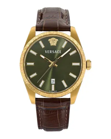 Versace Millenyium 40mm Leather-Strap Watch | Thumbnail 1 Versace Millenyium 40mm Leather-Strap Watch | Thumbnail 1